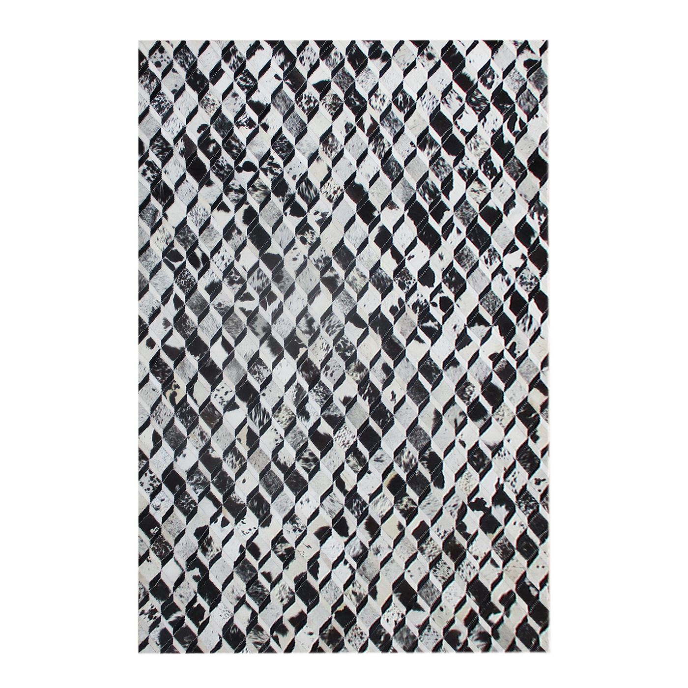 Area Rug, Bedroom Rug, Living Room Rug, Living Area Rug, Indian Rug, Office Carpet, Office Rug, Shop Rug Online, Natural Hide, Black, White, , Geometrical