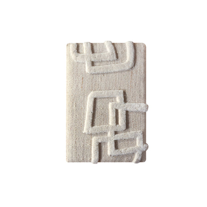 MURISTAN WALL ART AND MAALOT WALL ART - BEIGE/IVORY - HAND WOVEN / OVER TUFTED - WOOL & MDF