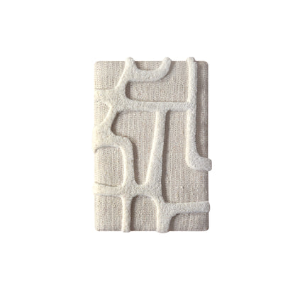 NATAN WALL ART AND OVADYA WALL ART - BEIGE/IVORY - HAND WOVEN / OVER TUFTED - WOOL & MDF