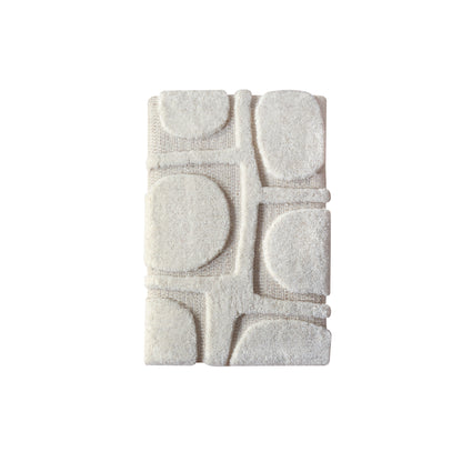 YAKUTAT WALL ART AND YUKLA WALL ART - BEIGE/IVORY - HAND WOVEN / OVER TUFTED - WOOL & MDF
