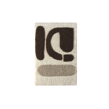 ALVIONT WALL ART AND ALLON WALL ART - BEIGE/GREY/BROWN - HAND WOVEN / OVER TUFTED - WOOL & MDF