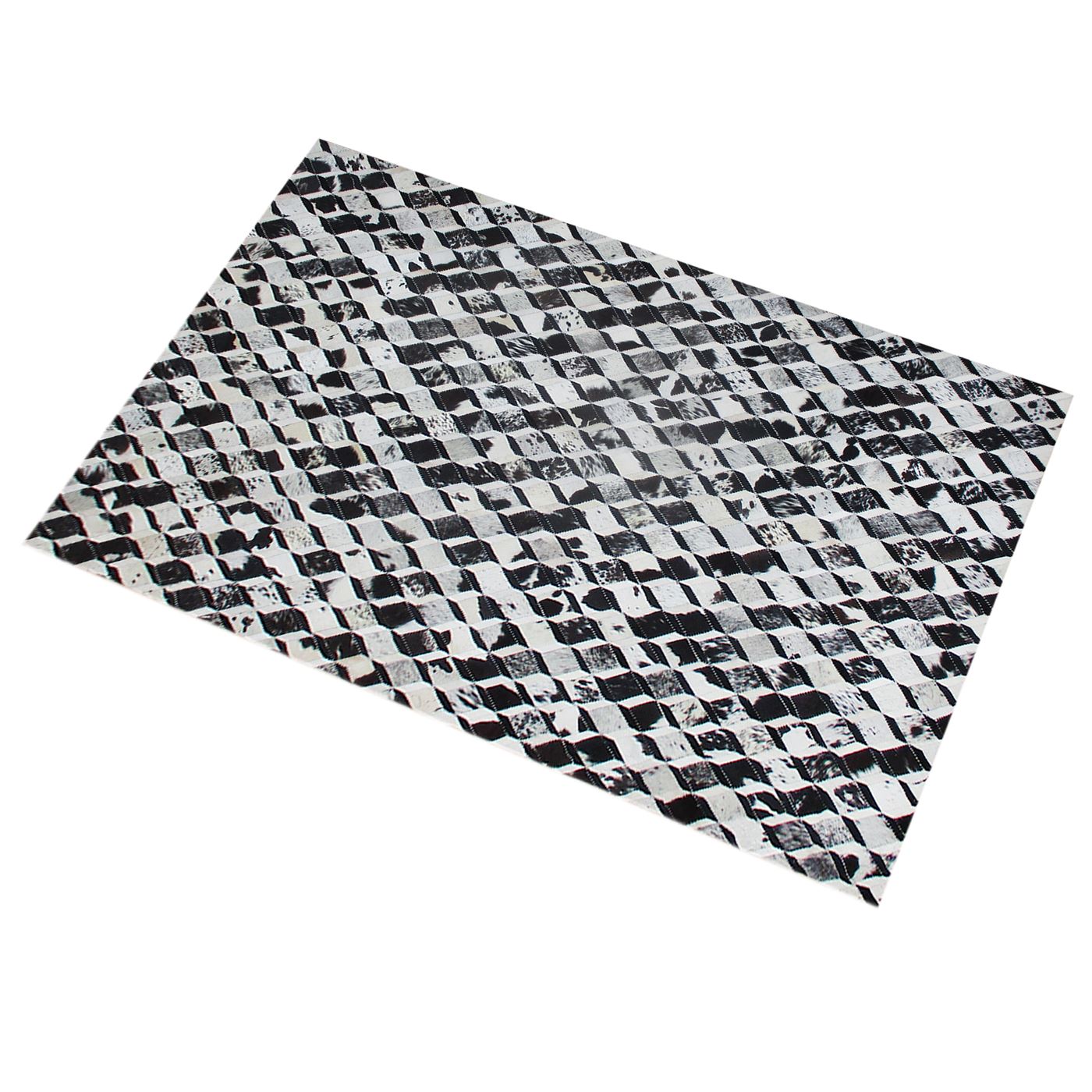 Area Rug, Bedroom Rug, Living Room Rug, Living Area Rug, Indian Rug, Office Carpet, Office Rug, Shop Rug Online, Natural Hide, Black, White, , Geometrical