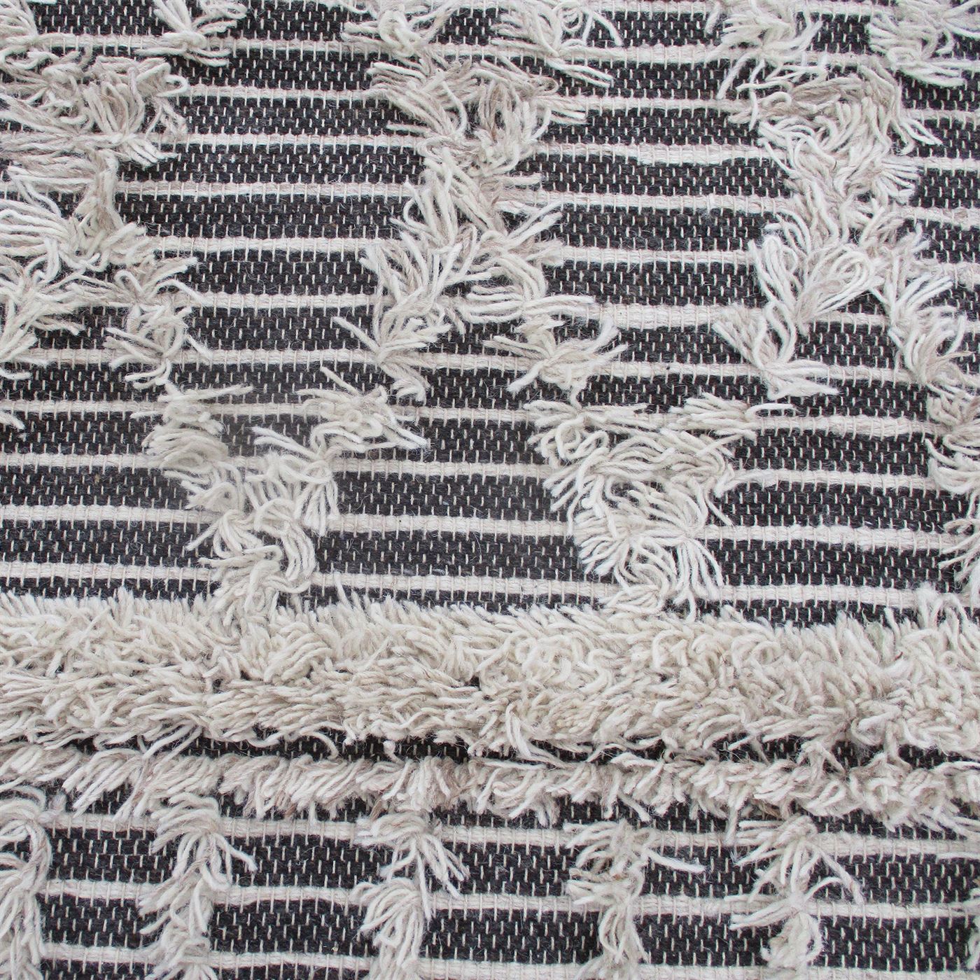 Area Rug, Bedroom Rug, Living Room Rug, Living Area Rug, Indian Rug, Office Carpet, Office Rug, Shop Rug Online, Wool, Charcoal, Natural White, Pitloom, All Cut , Geometrical