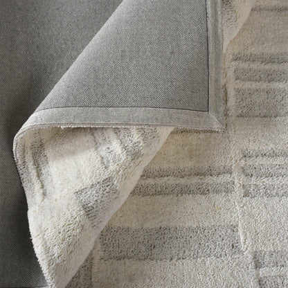 AALBORG RUG - NZ WOOL - TABLE TUFTED - IVORY