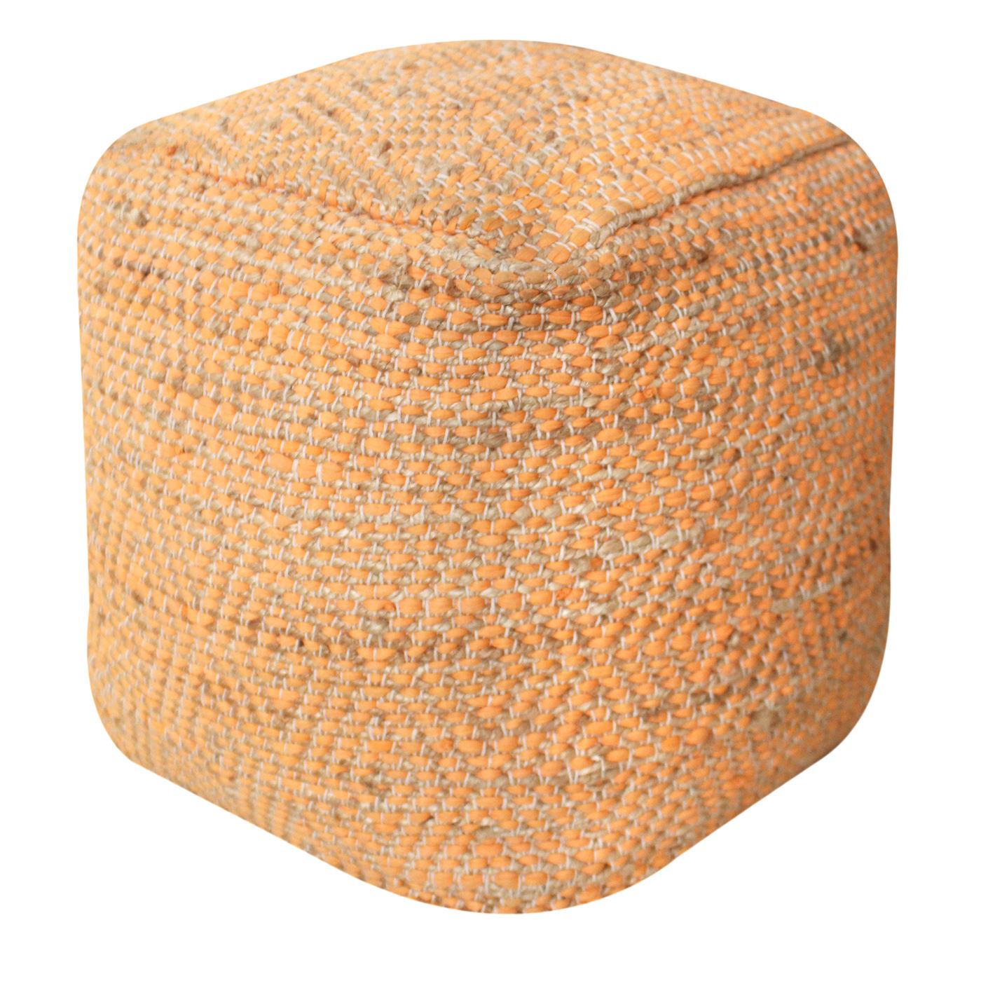 Abella Pouf, Cotton, Hemp, Terra, Pitloom, Flat Weave