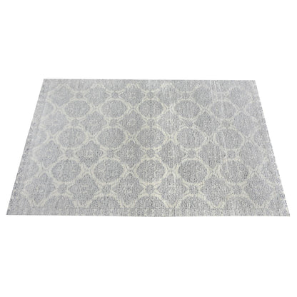 Area Rug, Bedroom Rug, Living Room Rug, Living Area Rug, Indian Rug, Office Carpet, Office Rug, Shop Rug Online, Natural White, Blue, Wool, Table Tufted, Printed, Bm Fn, All Cut, Captivating 