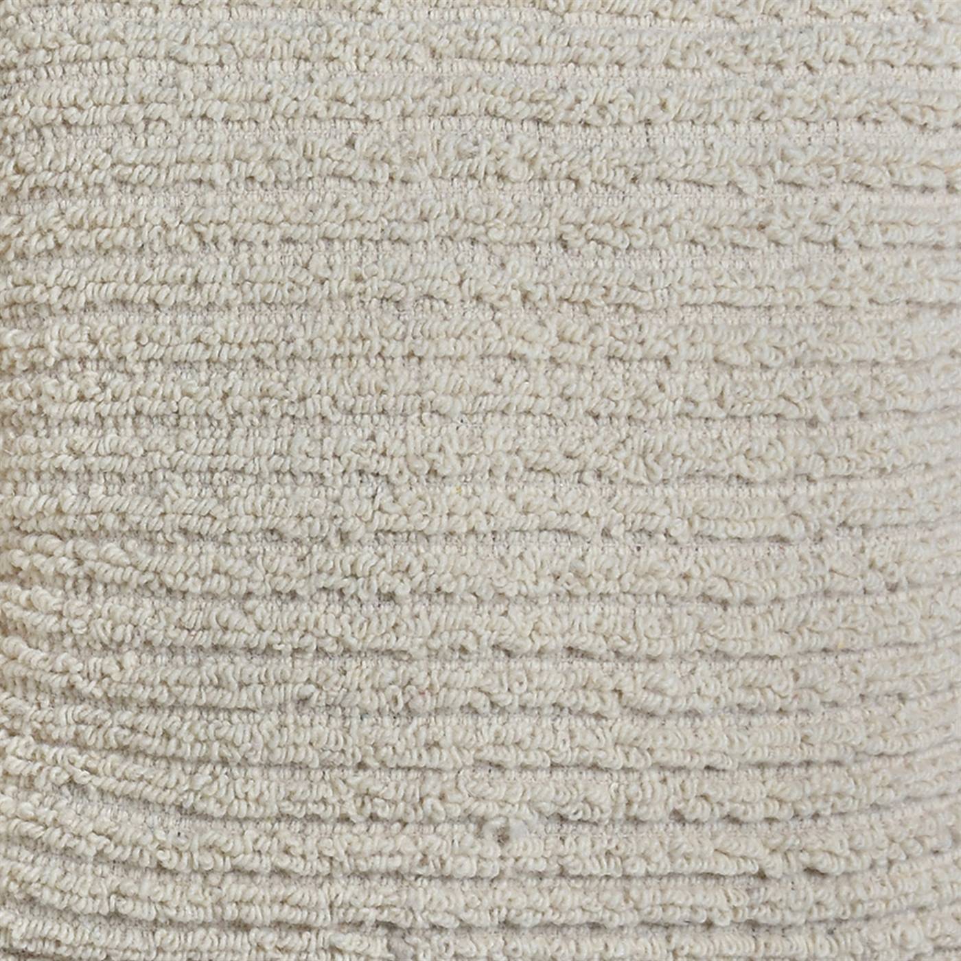 Altoga Cushion, 45x45 cm, Natural White, Wool, Hand Woven, Handwoven, All Loop