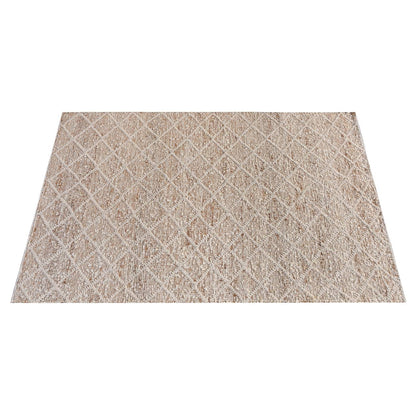 Area Rug, Bedroom Rug, Living Room Rug, Living Area Rug, Indian Rug, Office Carpet, Office Rug, Shop Rug Online, Natural, Natural White, Jute, Wool , Punja Kelim, Punja, Flat Weave, Intricate 