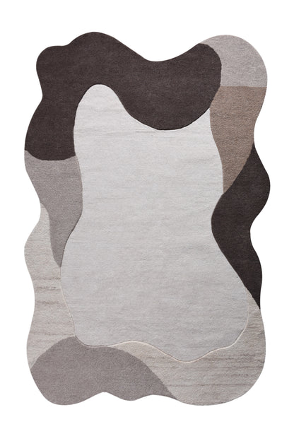 AMPARO RUG - WOOL - HANDTUFTED - IVORY/NATURAL