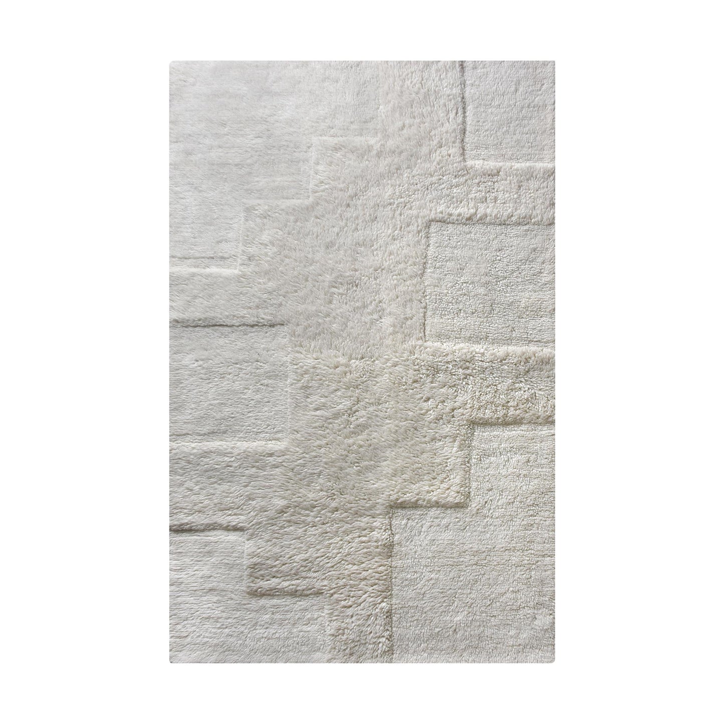 ANCONA RUG - NZ WOOL - TABLE TUFTED - IVORY