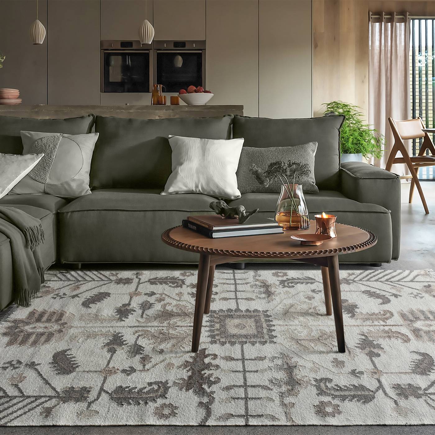 Area Rug, Bedroom Rug, Living Room Rug, Living Area Rug, Indian Rug, Office Carpet, Office Rug, Shop Rug Online, Natural, Wool, Punja Kelim , Punja, Flat Weave, Intricate 