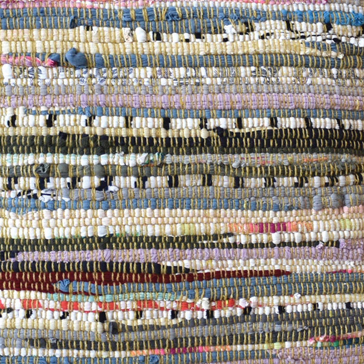Anser Pillow, Recycled Cotton Fabric, Multi