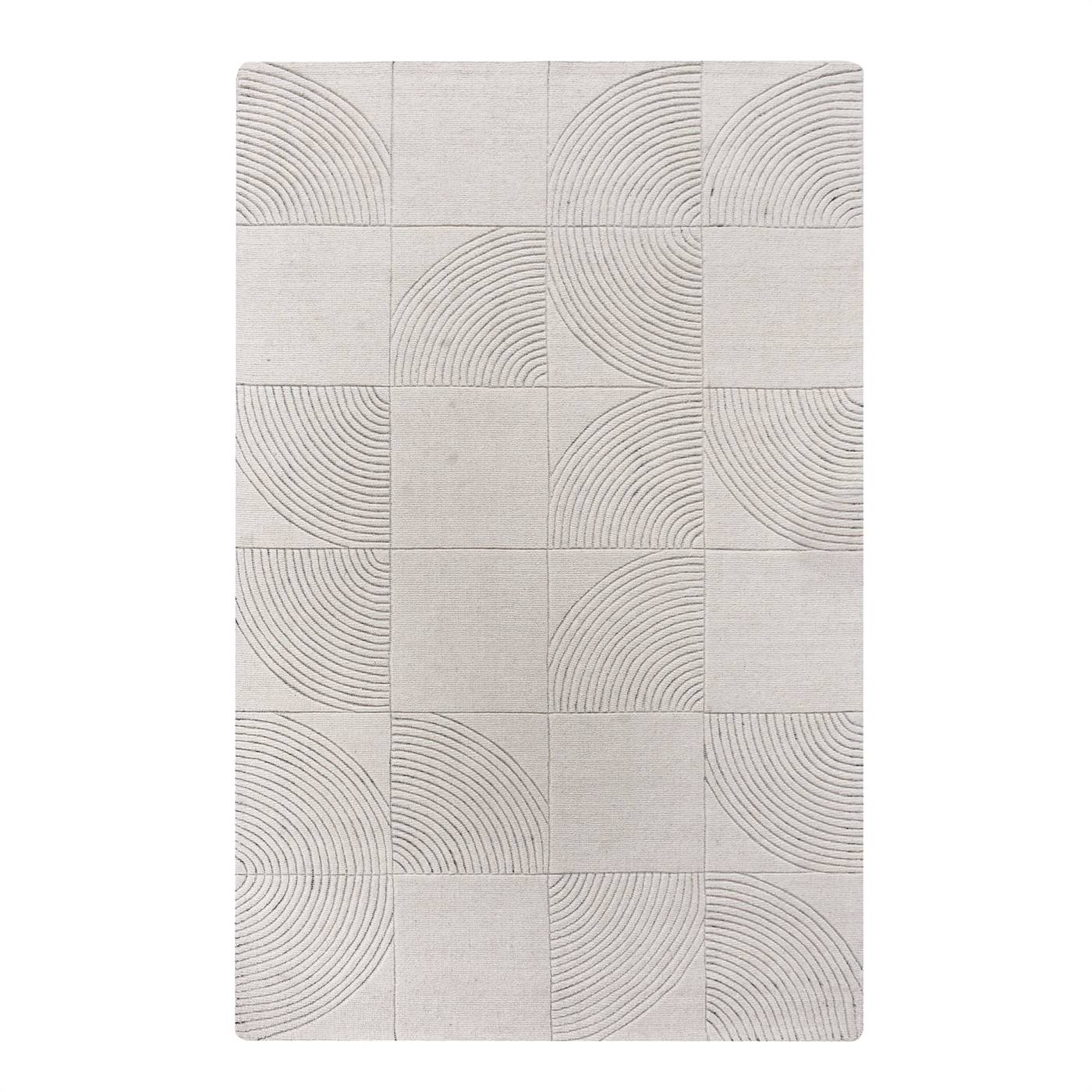 Area Rug, Bedroom Rug, Living Room Rug, Living Area Rug, Indian Rug, Office Carpet, Office Rug, Shop Rug Online, Natural White, Wool, Hand Woven, Over Tufted, Handwoven, Cut And Loop, Geometric 