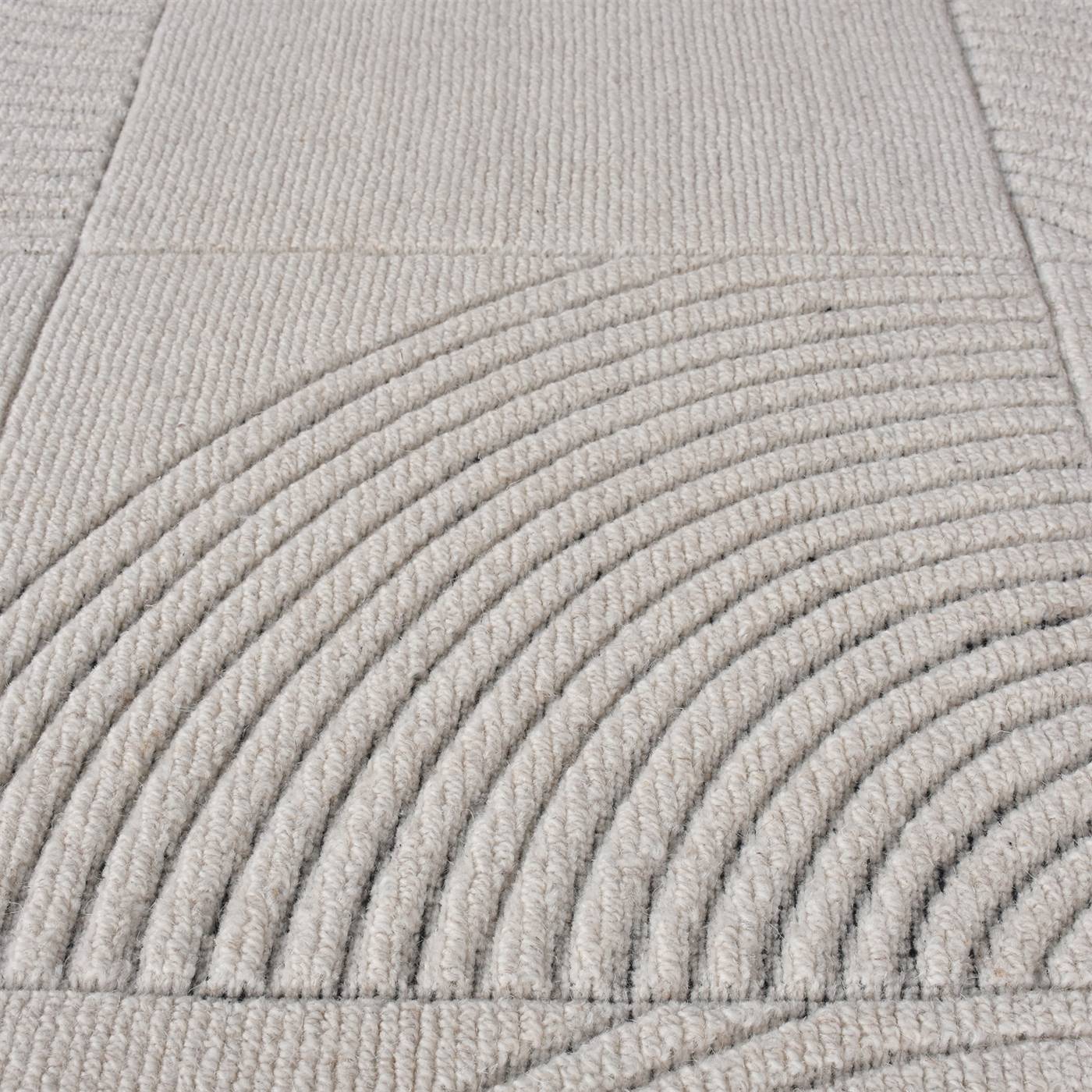 Area Rug, Bedroom Rug, Living Room Rug, Living Area Rug, Indian Rug, Office Carpet, Office Rug, Shop Rug Online, Natural White, Wool, Hand Woven, Over Tufted, Handwoven, Cut And Loop, Geometric 