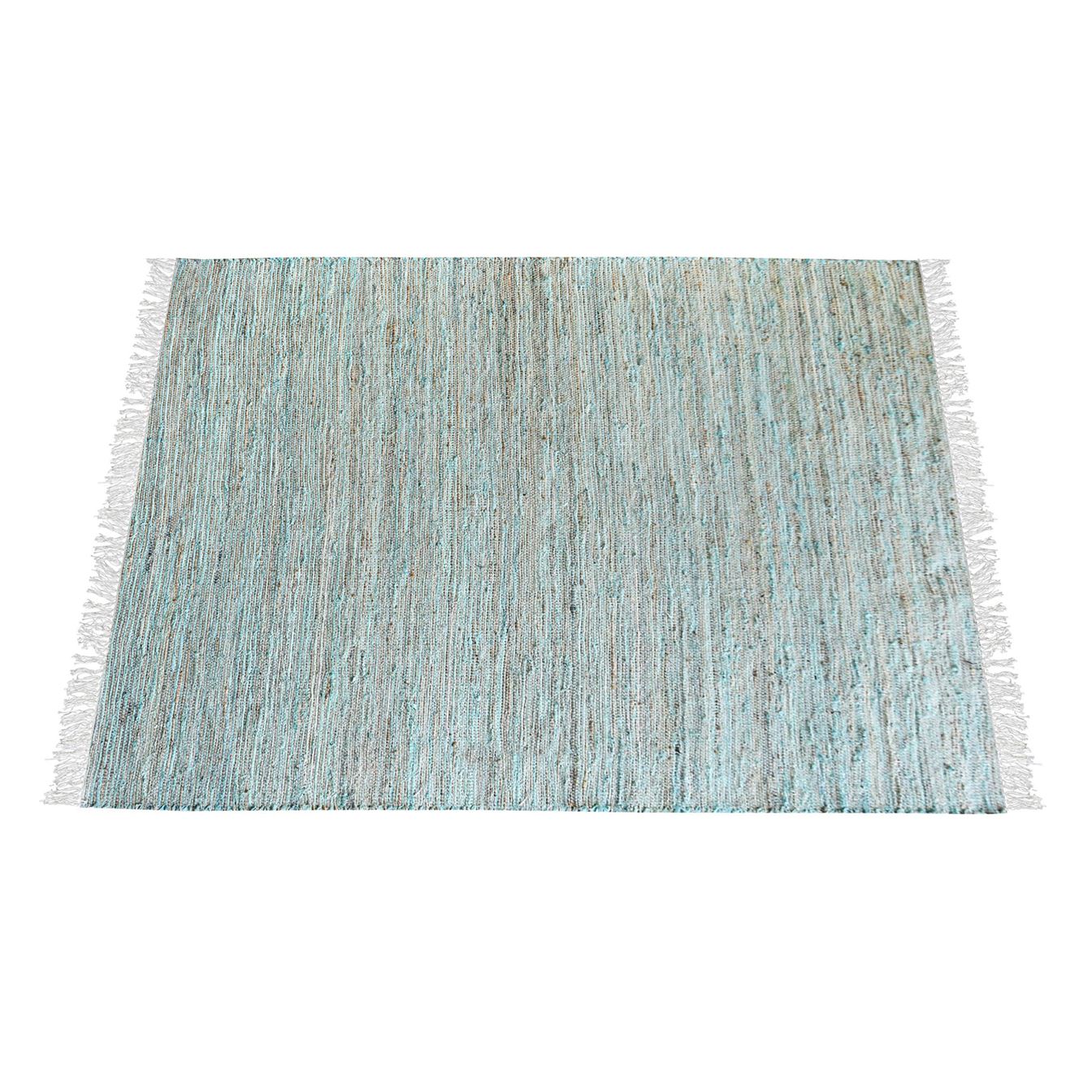 Area Rug, Bedroom Rug, Living Room Rug, Living Area Rug, Indian Rug, Office Carpet, Office Rug, Shop Rug Online, Hemp, Recycled Fabric, Sky, Pitloom, Flat Weave, Textured