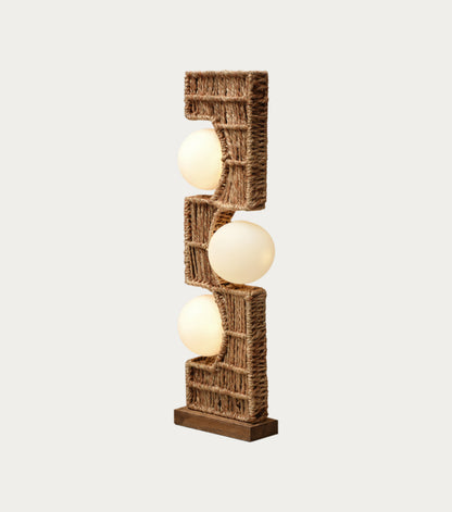 ASTER LAMP - BEIGE - HAND MADE - JUTE
