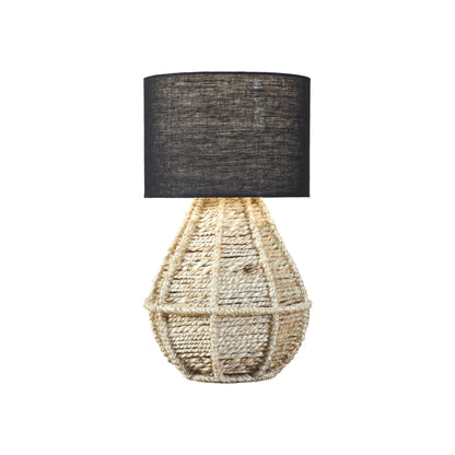 AUREA TABLE LAMP - LIGHT NATURAL - HAND MADE - JUTE