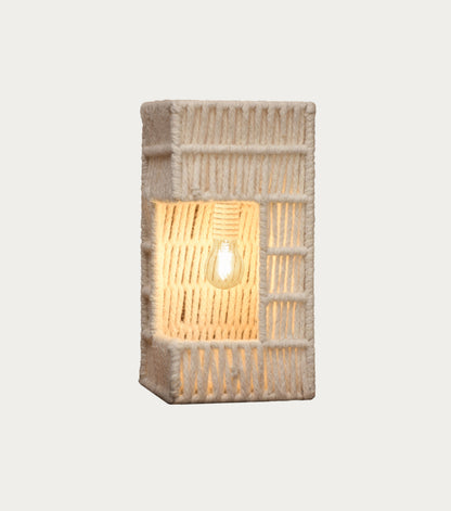 AVENOR LAMP - IVORY - HAND MADE - WOOL