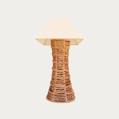 AAKSH TABLE LAMP - NATURAL - HAND MADE - JUTE