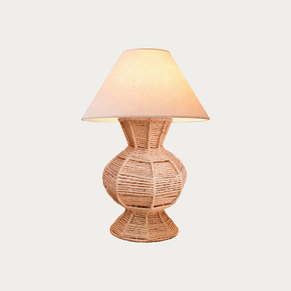 AARVIK TABLE LAMP - BEIGE - HAND MADE - JUTE