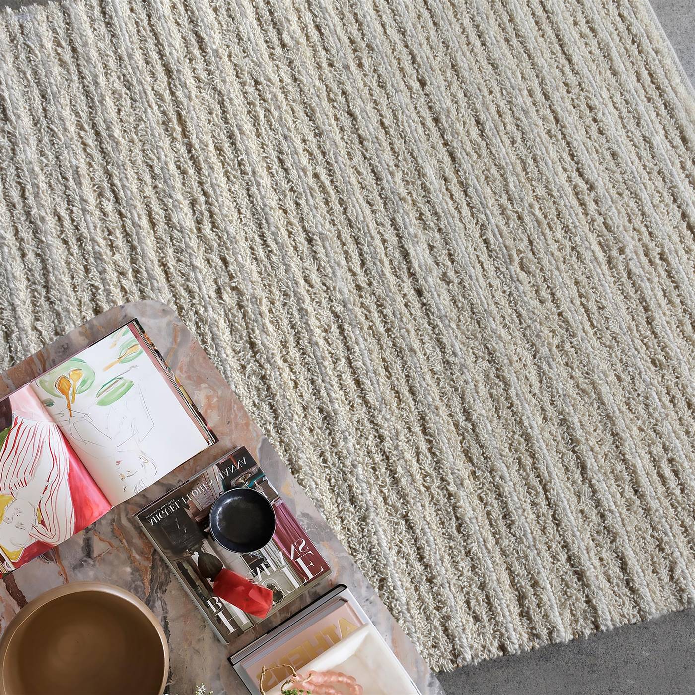 Area Rug, Bedroom Rug, Living Room Rug, Living Area Rug, Indian Rug, Office Carpet, Office Rug, Shop Rug Online, Natural White, Natural, Wool, Jute, Hand Woven, Pitloom, Cut And Loop, Texture 