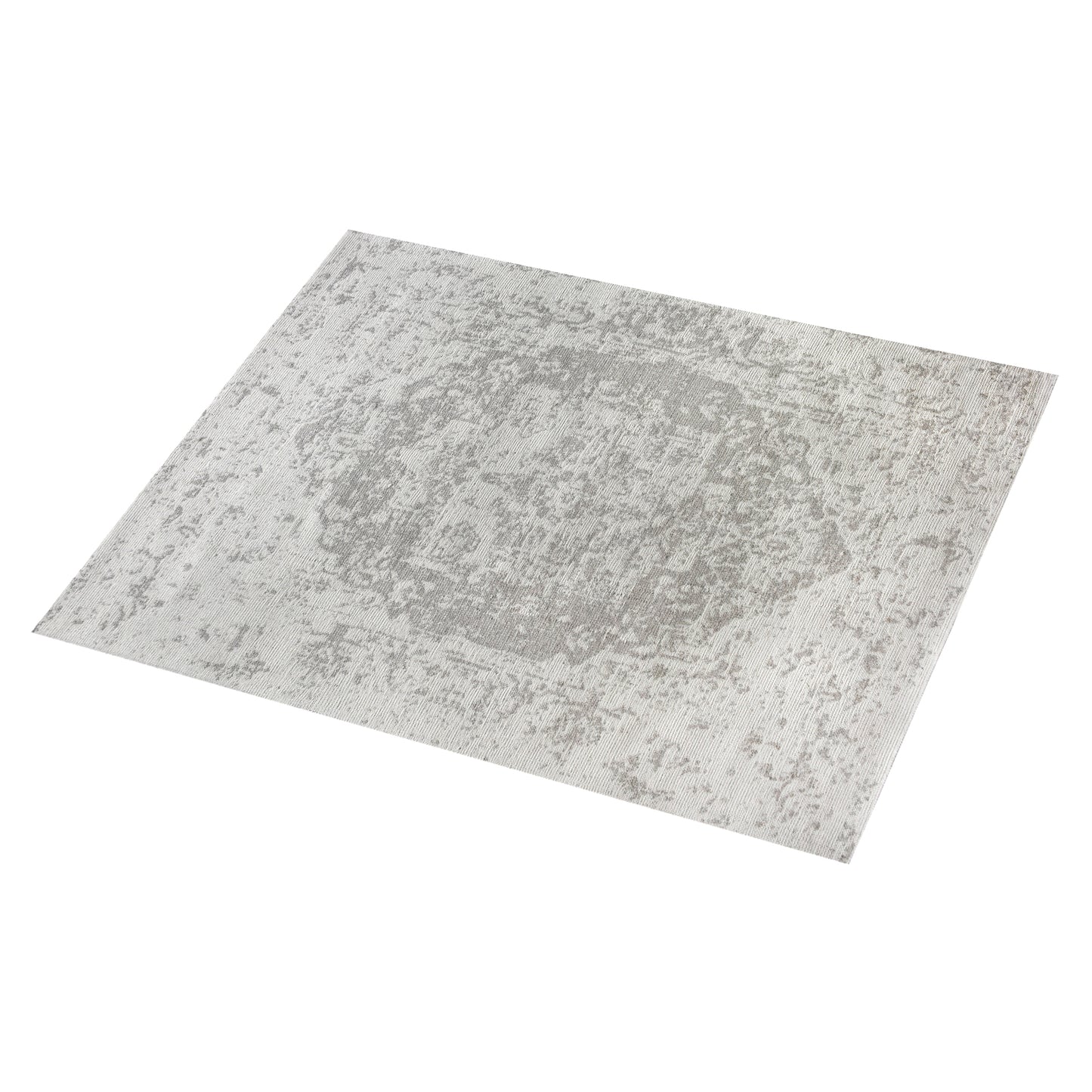 BALBO RUG - GREY/IVORY - WOOL/POLYESTER