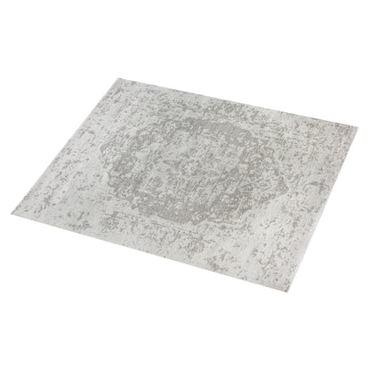 BALBO RUG - GREY/IVORY - WOOL/POLYESTER