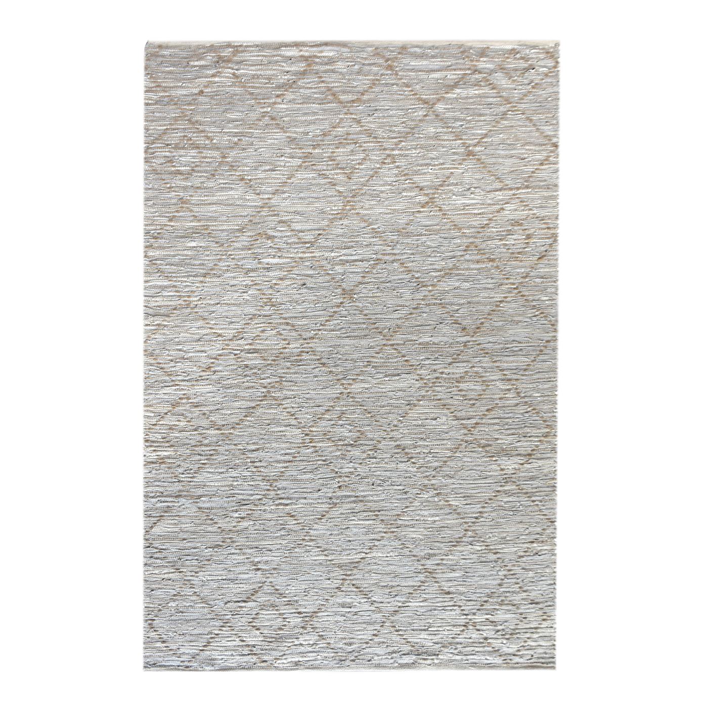 BARGO RUG - LEATHER/ JUTE