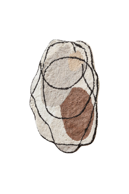 BARLOWEN BATH RUG - MULTI - COTTON - TABLE TUFTED