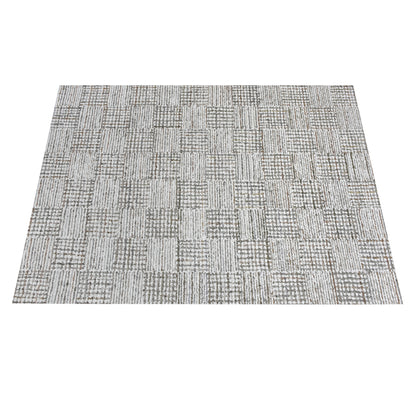 BARNW RUG - IVORY/BEIGE - DENIM/COTTON