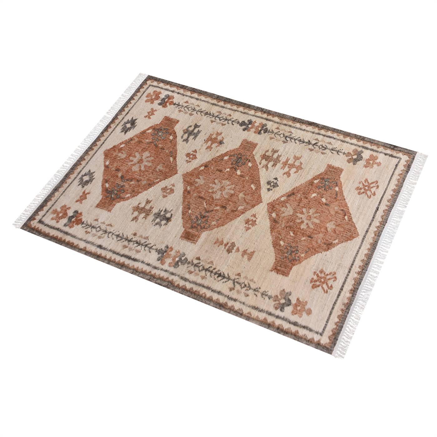 Area Rug, Bedroom Rug, Living Room Rug, Living Area Rug, Indian Rug, Office Carpet, Office Rug, Shop Rug Online, Natural White, Multi , Jute, Punja Kelim , Punja, Flat Weave, Intricate 