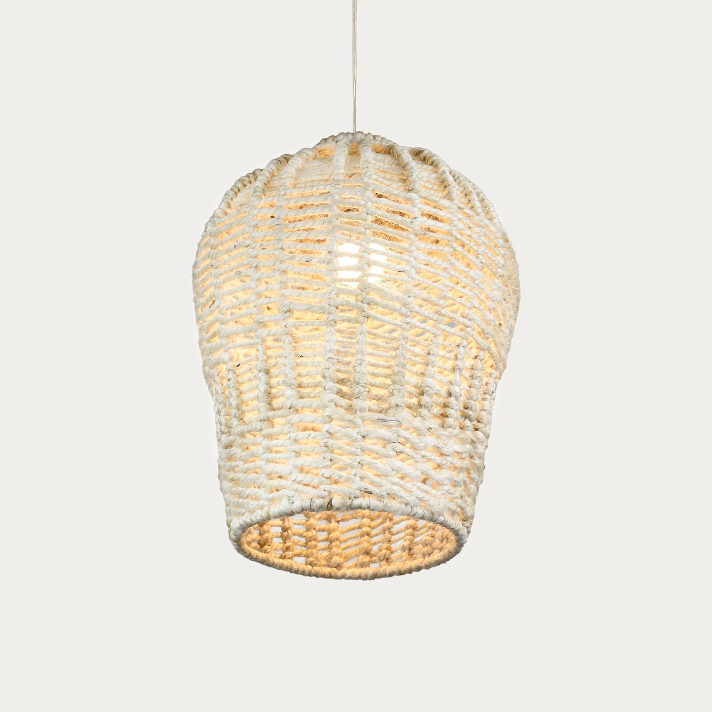 BARUERI LAMP - IVORY - HAND MADE - JUTE