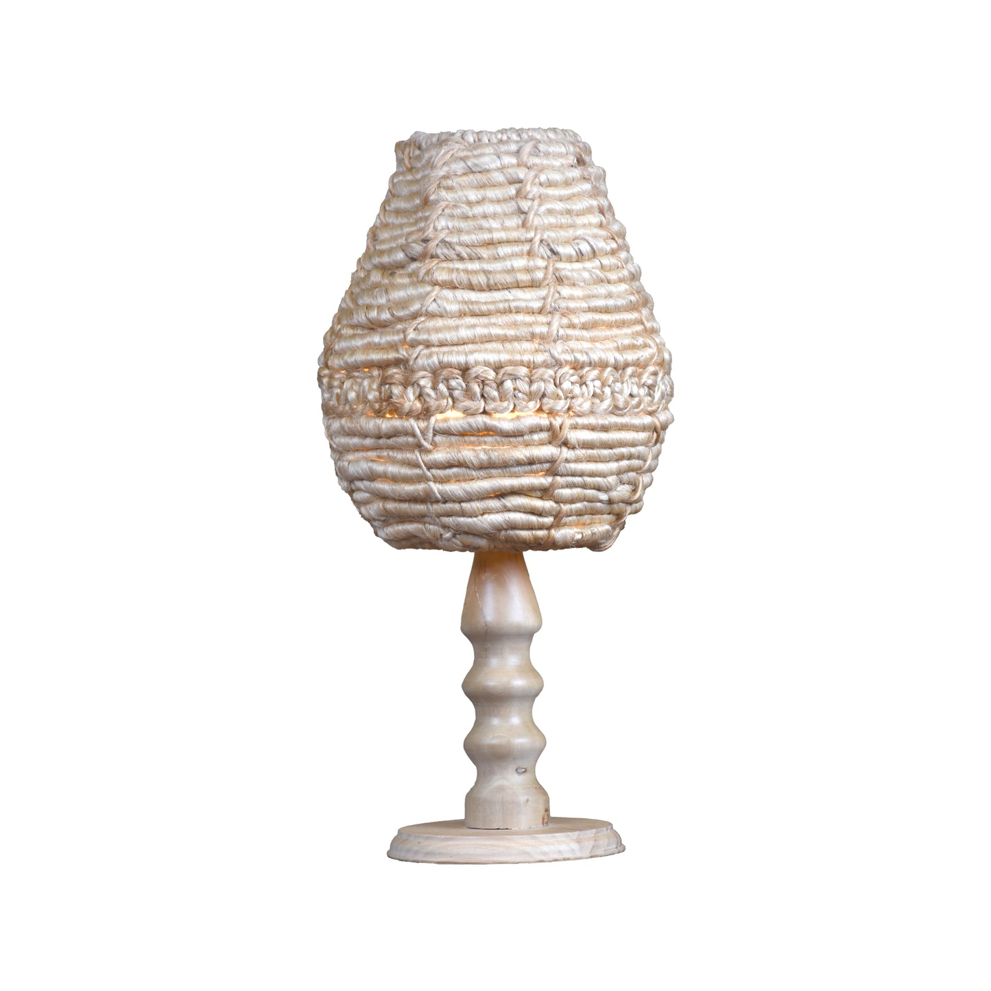 BAYNE TABLE LAMP - NATURAL - HAND MADE - JUTE