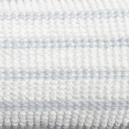 Beatrice Lumber Cushion, 36x91 cm, Natural White, Lt. Blue, NZ Wool, PET, Hand Woven, Pitloom, All Loop