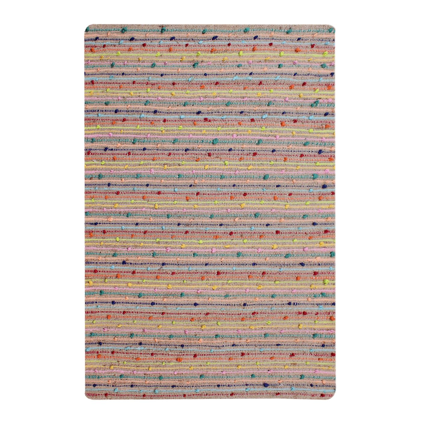 BERRIES RUG - JUTE/ RECYCLED FABRIC