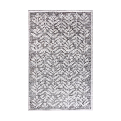 BESAR-II RUG - BEIGE/WHITE - HAND TUFTED - COTTON DENIM/WOOL