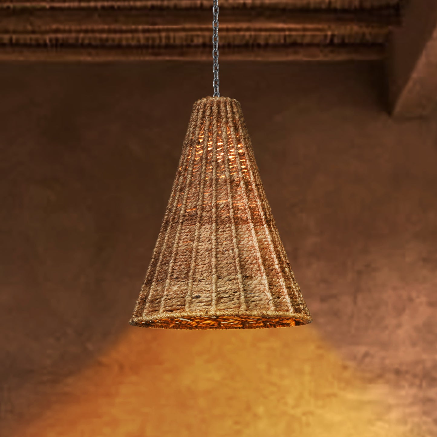 BOREBI LAMP - NATURAL - HAND MADE - JUTE