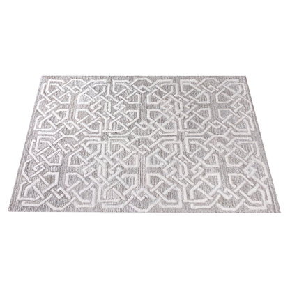 BOTNER-II RUG - BEIGE/IVORY - HAND TUFTED - DENIM/WOOL