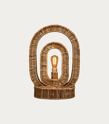 BRELAN LAMP - NATURAL - HAND MADE - JUTE