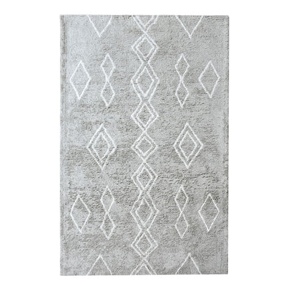 Area Rug, Bedroom Rug, Living Room Rug, Living Area Rug, Indian Rug, Office Carpet, Office Rug, Shop Rug Online, Cotton, Viscose, Silver, Natural White, Bm Fn, Cut And Loop, geometric 