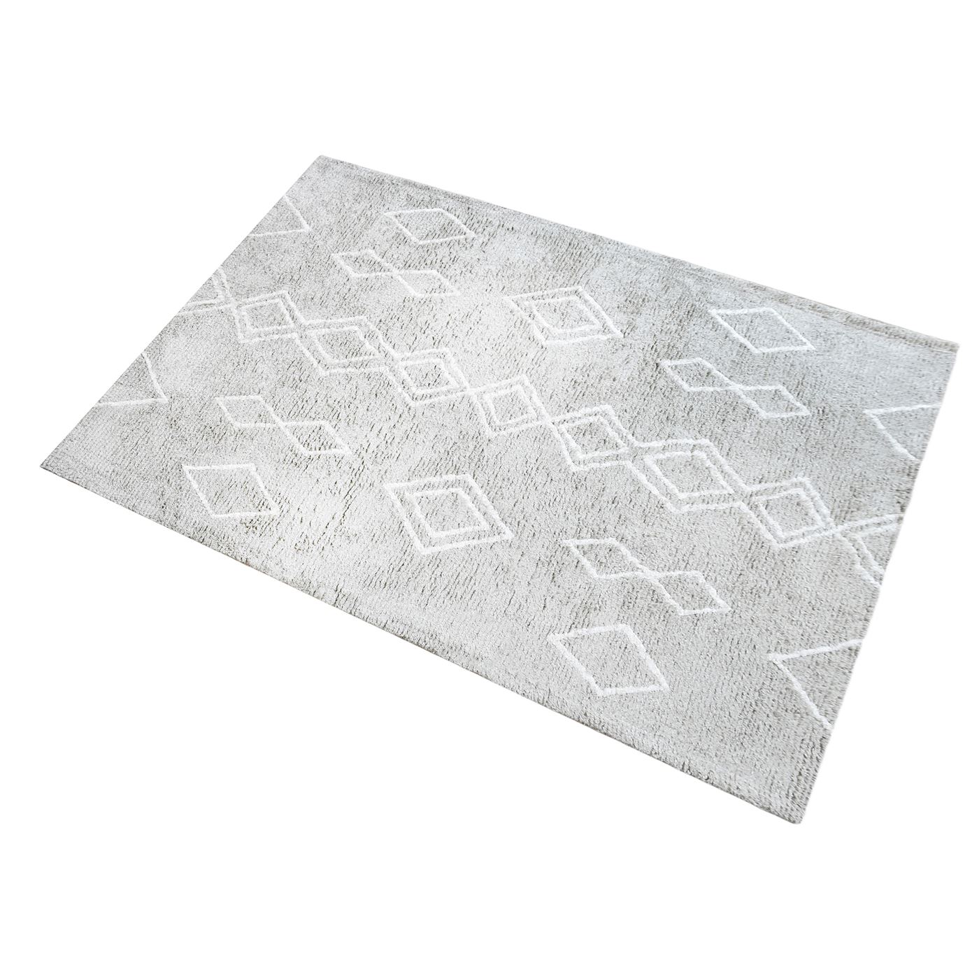 Area Rug, Bedroom Rug, Living Room Rug, Living Area Rug, Indian Rug, Office Carpet, Office Rug, Shop Rug Online, Cotton, Viscose, Silver, Natural White, Bm Fn, Cut And Loop, geometric 