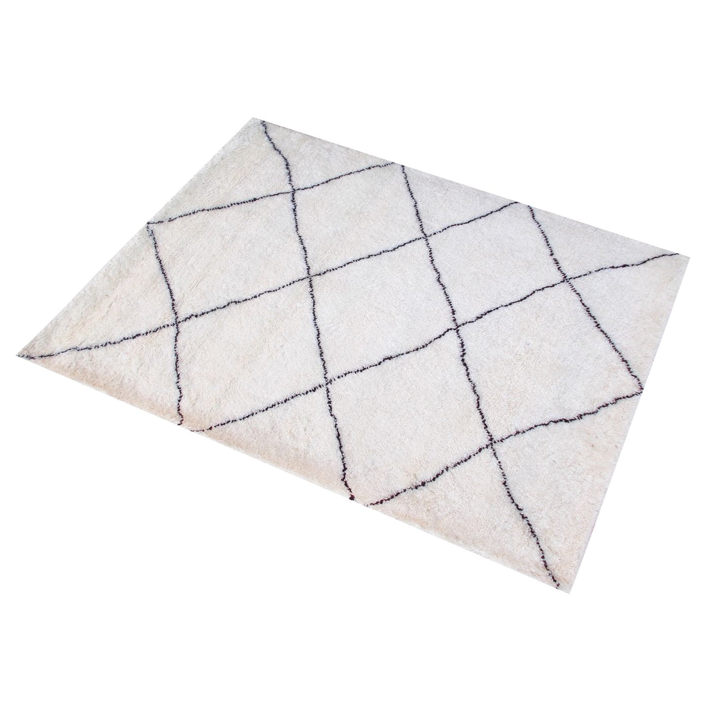 Area Rug, Bedroom Rug, Living Room Rug, Living Area Rug, Indian Rug, Office Carpet, Office Rug, Shop Rug Online, Wool, Natural White, Charcoal, Pitloom, All Cut, geometrical