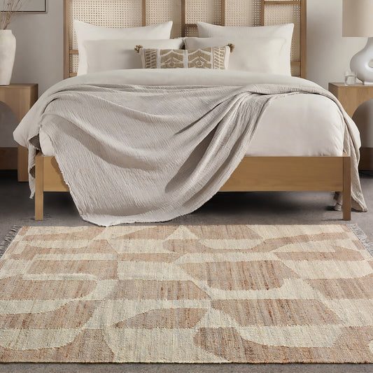 BUDOVAR RUG - NATURAL/ IVORY - JUTE