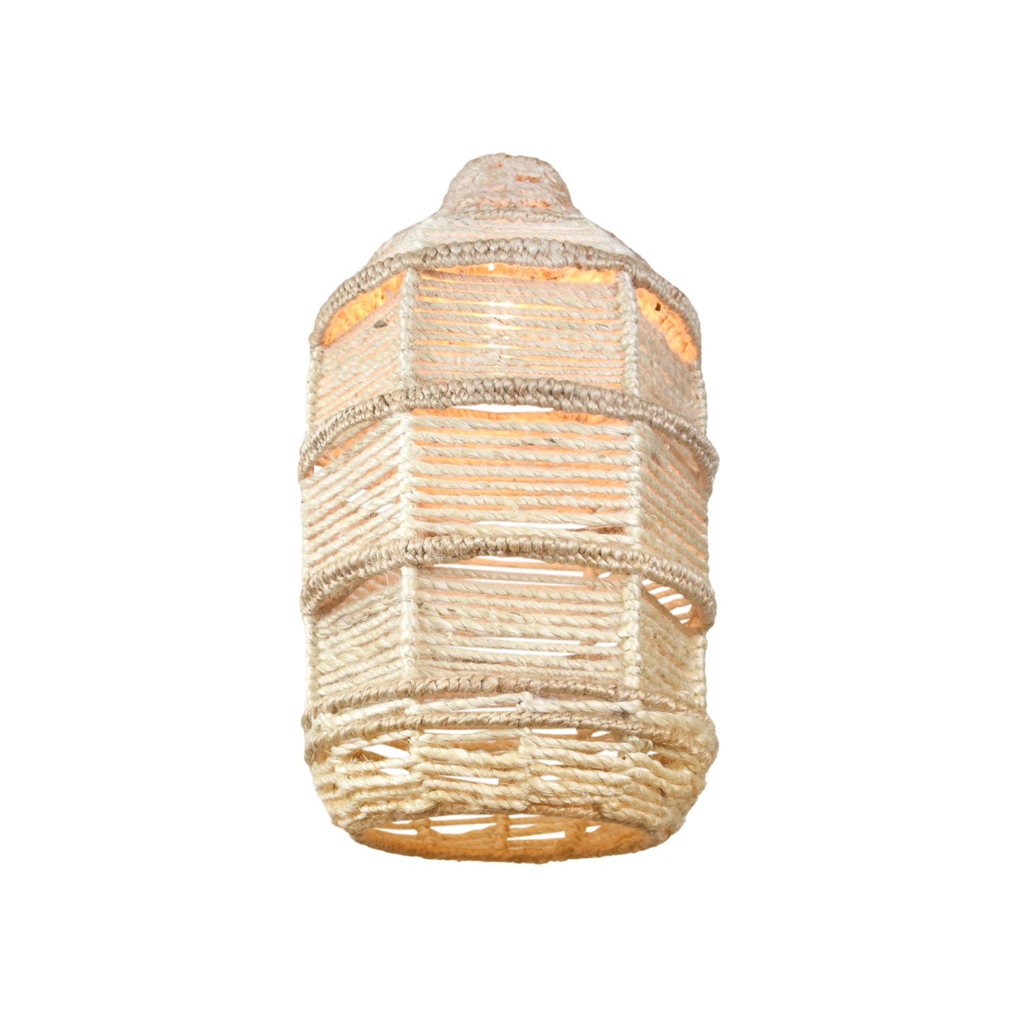 BULBHARD LAMP - IVORY/NATURAL - HAND MADE - JUTE