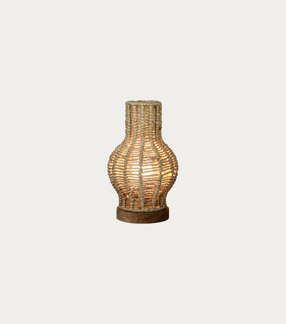 FERAL-II LAMP - BEIGE - HAND MADE - JUTE
