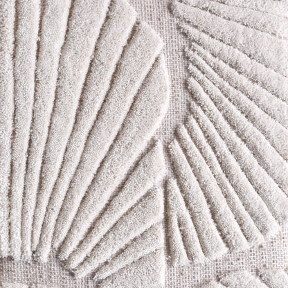 CARAPIC WALL ART AND CAETANO WALL ART- SET OF 2 - IVORY - WOOL - MDF STRUCTURE