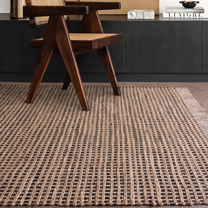 Area Rug, Bedroom Rug, Living Room Rug, Living Area Rug, Indian Rug, Office Carpet, Office Rug, Shop Rug Online, Natural White, Expresso , Leather, Jute , Hand Woven , Pitloom, Flat Weave, Intricate 