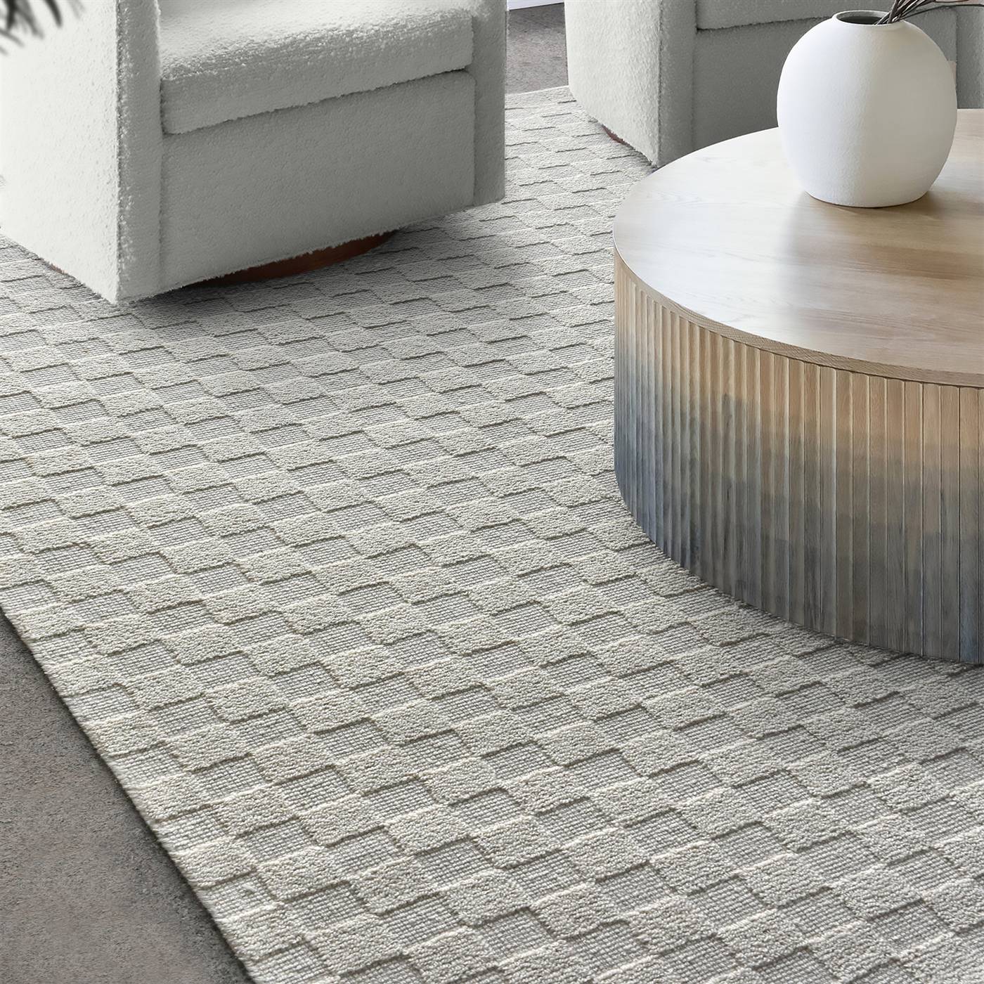 Area Rug, Bedroom Rug, Living Room Rug, Living Area Rug, Indian Rug, Office Carpet, Office Rug, Shop Rug Online, Natural White, Wool, Hand Woven, Handwoven, All Loop, Geometric 