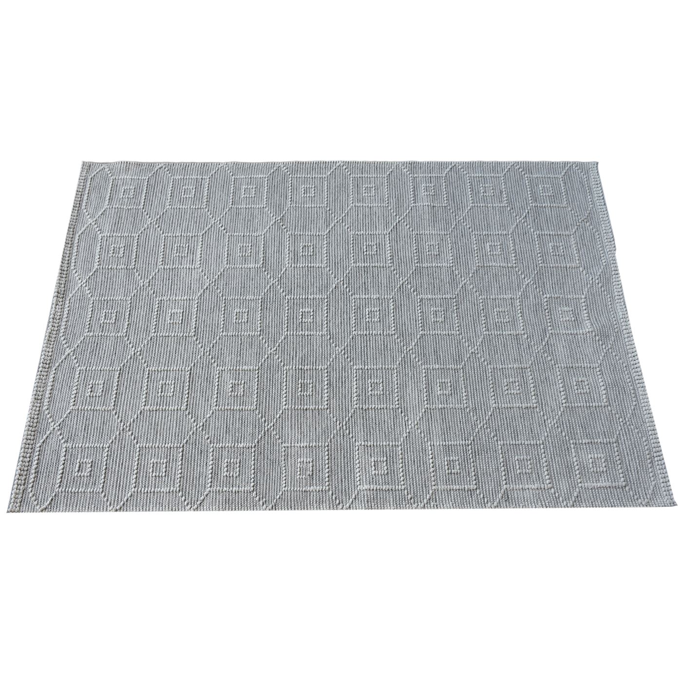 Area Rug, Bedroom Rug, Living Room Rug, Living Area Rug, Indian Rug, Office Carpet, Office Rug, Shop Rug Online, Pet, Natural White, Grey, Pitloom, All Loop, Square