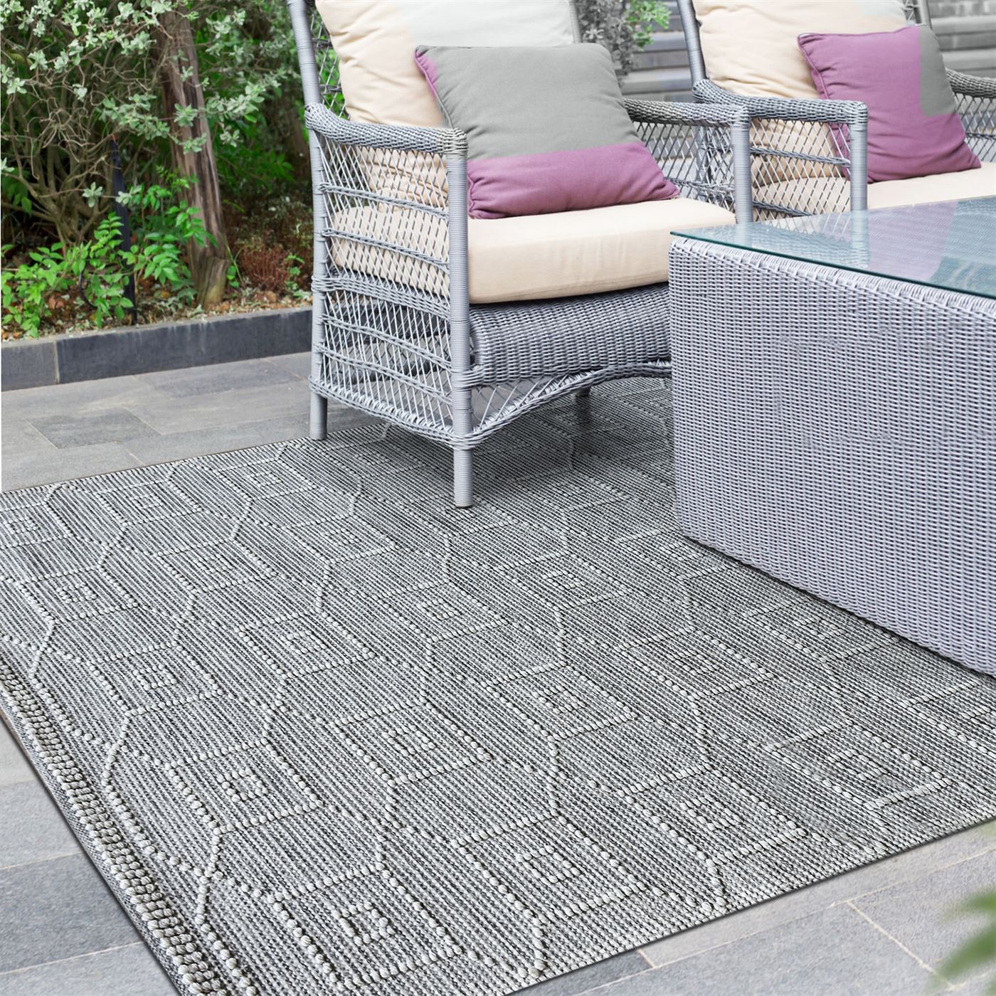 Area Rug, Bedroom Rug, Living Room Rug, Living Area Rug, Indian Rug, Office Carpet, Office Rug, Shop Rug Online, Pet, Natural White, Grey, Pitloom, All Loop, Square